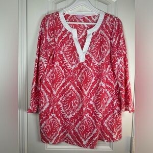 Lilly Pulitzer Island Coral Reef Tunic - Size S